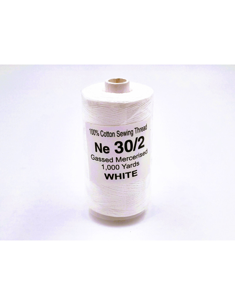 FIL COTON 1000 YARDS BLANC