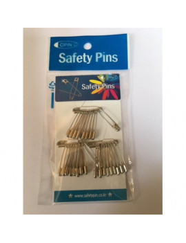 EPINGLES DE SURETE ACIER 27 MM EN PACK DE 30 PIECES N° 1
