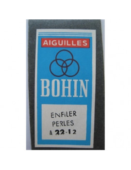 AIGUILLE A ENFILER LES PERLES N°12 SACHET DE 25