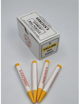 CRAYON CIRE JAUNE BOITE 25