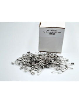 Lot De 12 épingles De Sûreté à Nourrice 25 Mm – Métal Argenté – Pour Couture, Bijoux, Travaux Manuels, DIY