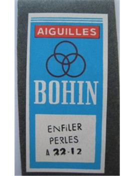 AIGUILLE A ENFILER LES PERLES N°12 SACHET DE 25