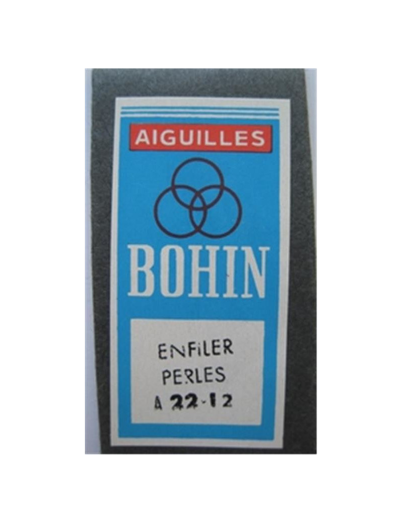 AIGUILLE A ENFILER LES PERLES N°12 SACHET DE 25