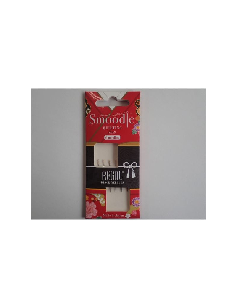 ETUI DE 6 AIGUILLES QUILTING 0.53 X 27 MM SMOODLE