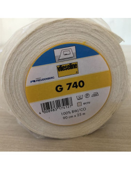 Tissu Thermocollant 600x100cm - Molleton Vlieseline H250 50g/m² - Pour Couture Et Renforcement