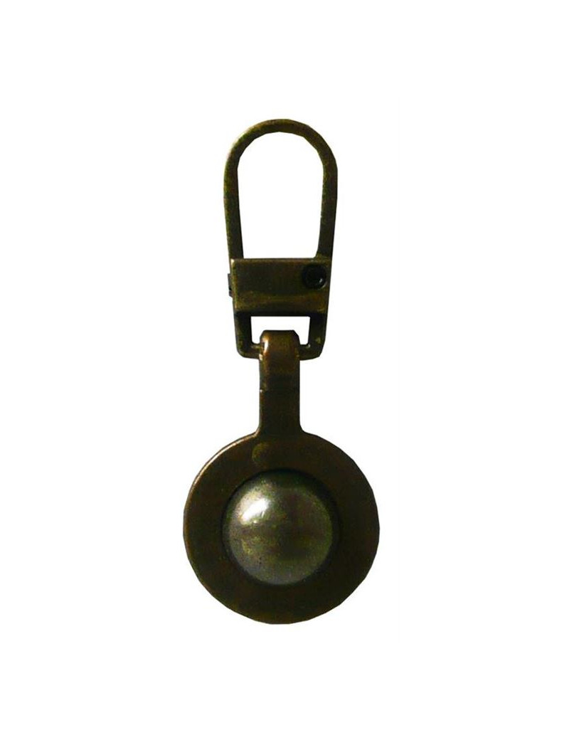 TIRETTE FERMETURE ECLAIR P123 AB TEINTE VIEIL OR