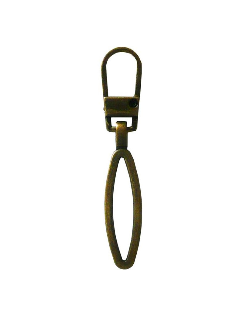 TIRETTE FERMETURE ECLAIR P835 SF TEINTE SILVER FINISH